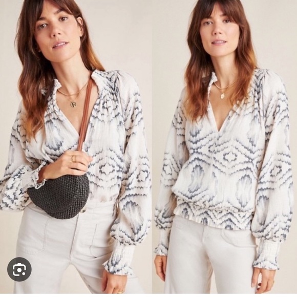 anthroplogie porridge Tops - Anthropologie Porridge Ines Peasant
Blouse Top NWT